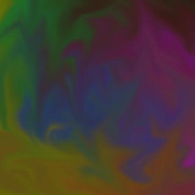 a colorful, swirly profile picture