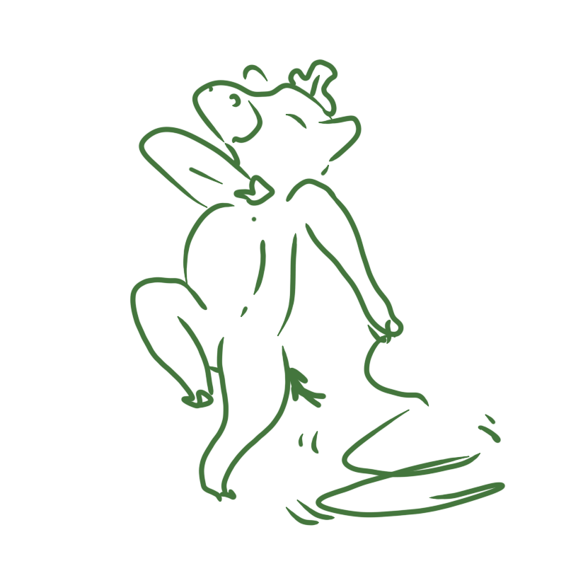 a young cow holding a small rope or vine