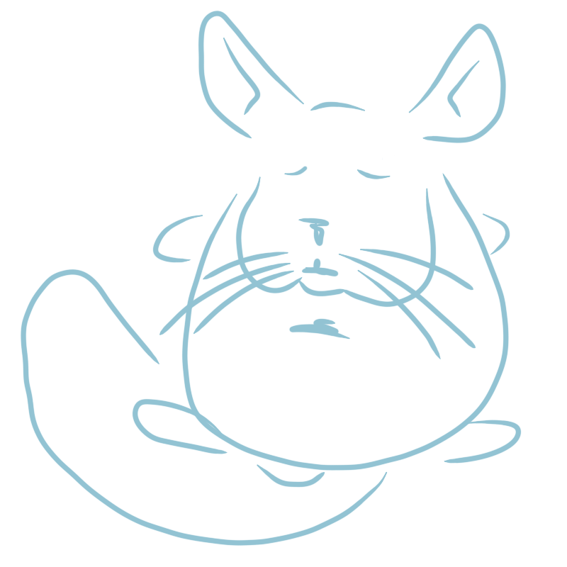 a fat rodent laying on its back with a big tail