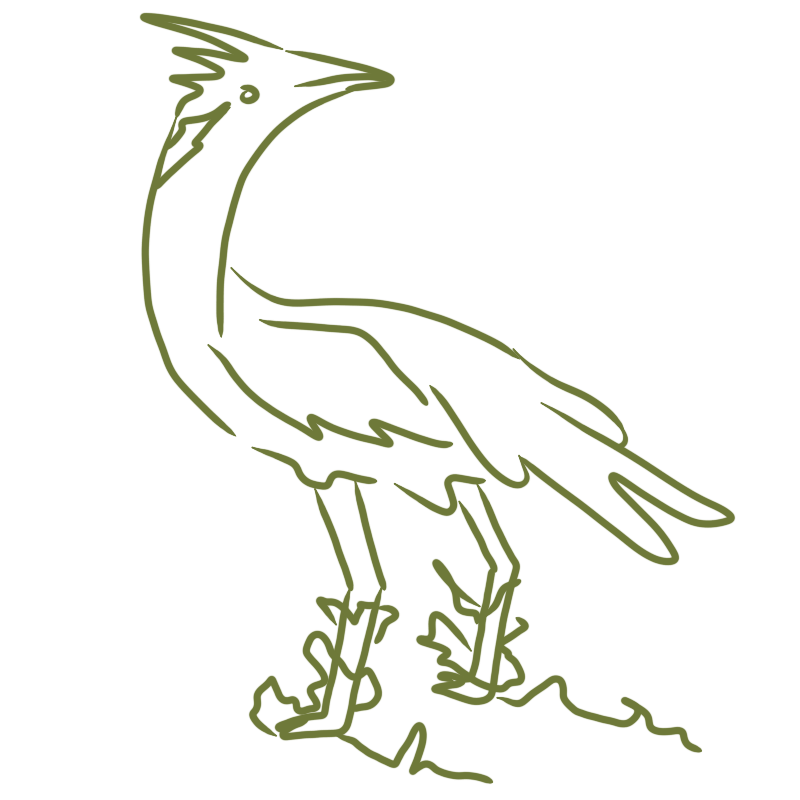 a bird looking over its shoulder with energy crackling at its feet
